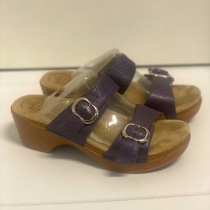 Dansko Blue leather sandals sz 38 / 7.5 - 8
